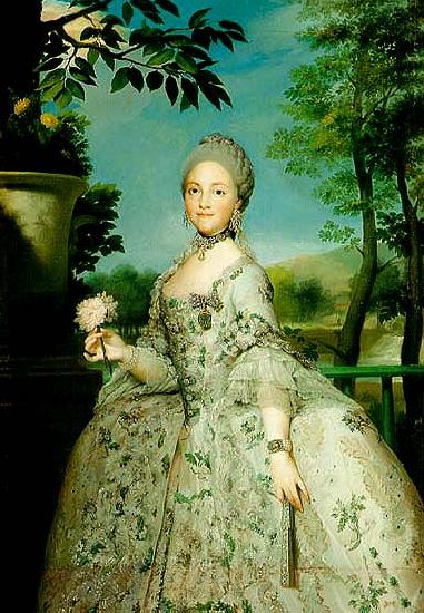 Anton Raphael Mengs the later Queen Maria Luisa of Spain oil painting image